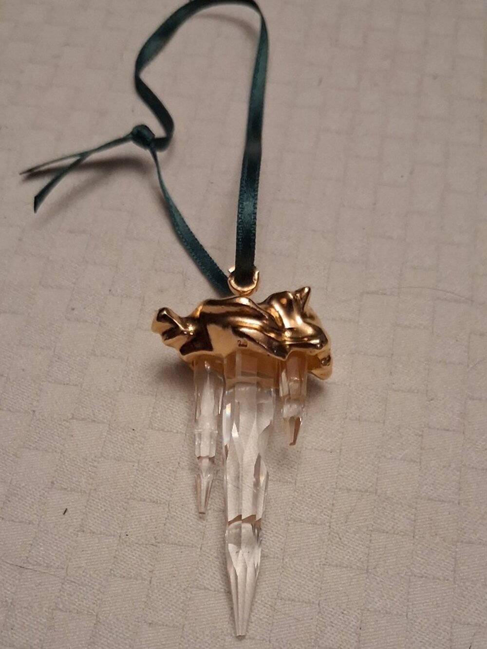 Swarovski Christmas Memories Icicle Ornament 211087 In Original Box